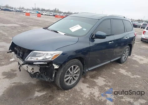 2016 Nissan Pathfinder Sv z USA, uszkodzony, nr VIN 5N1AR2MN6GC626314